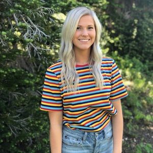 DAISY STREET striped t shirt